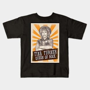 Vintage Aesthetic Tina Turner Kids T-Shirt